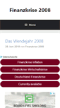 Mobile Screenshot of finanzkrise-2008.de